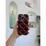 Baklavalı Kırmızı Parlak Telefon Kabı