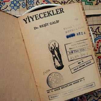 YİYECEKLER-DR. REŞİT GALİP-HALK KİTAPLARI SERİSİ NO:2