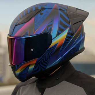 LS2 RAPID 2 RACE OPTIK MAT MAVI-MOR KASK