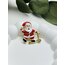 Kaykaylı Noel baba broş *
