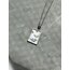 Tarot kolye - Ay kartı (Silver) *