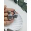 Çizgili daire ithal seri küpe * 