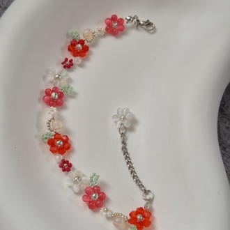 Sonsuz papatya kırmızı (Hand made)