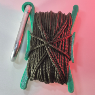 Yeşil Paracord 95 15 mt Tekrar Kullanılabilir Makaralı