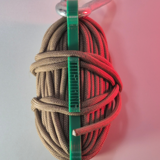 Bej Paracord 550 10mt Tekrar Kullanılabilir Makaralı