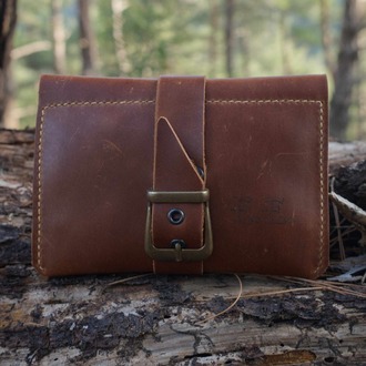 El Yapımı Deri Tütün ve EDC Düzenleyici – Kamp, Bushcraft ve EDC İçin Rulo Deri Çanta