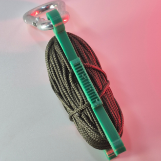 Yeşil Paracord 95 15 mt Tekrar Kullanılabilir Makaralı