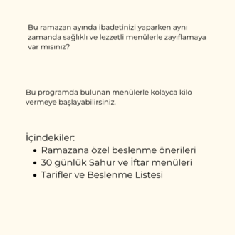 Ramazan Diyeti