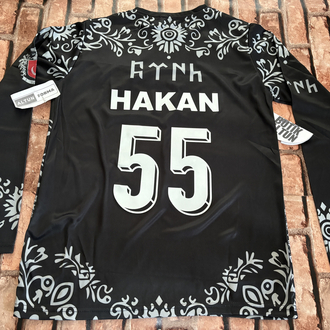 Bozkurt Forma Siyah Renk Uzun Kol Nakışlı