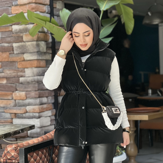 Şişme Siyah Yelek