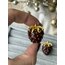 Za marka gold detaylı çilek küpe
