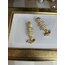 Gold sallantılı balık kılçık küpe