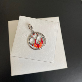 Pandr ateşin gücü madalyon charm
