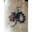 Koyu kahve teddy bear sallantılı çanta charmı