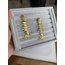 Gold sallantılı balık kılçık küpe