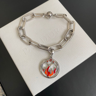 Pandr ateşin gücü madalyon charm