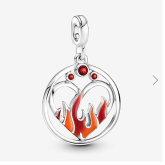 Pandr ateşin gücü madalyon charm