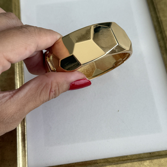 Zr model petek gold kelepçe bileklik