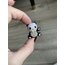 Taşlı panda broş