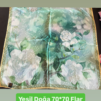 Özel Tablo Yeşil Flar 70*70