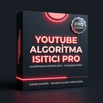   YouTube Algoritma Isıtıcı - PRO Lisans (Sınırsız Kullanım)
