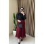 Şifon Etek bordo