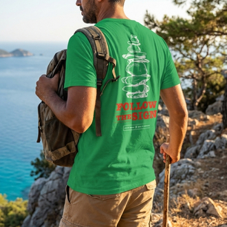FOLLOW THE SIGN T-SHIRT - YEŞİL
