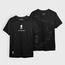 LİKYA YOLU HARİTALI T-Shirt - SİYAH