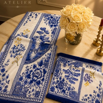 Fırın örtüsü+runner kombin set