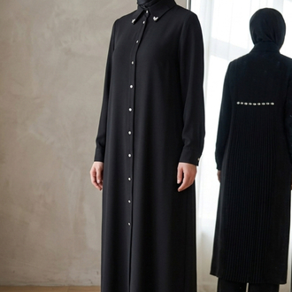 Uzun Tunik Takım Siyah / 56242