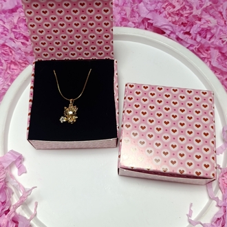 Hello kitty zirkon taşlı çelik kolye