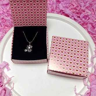 Hello kitty zirkon taşlı çelik kolye
