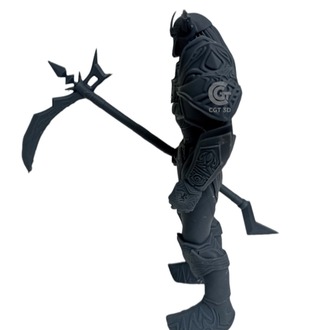Knight Online 12cm Gri Reçine Karus Warrior Raptorlu