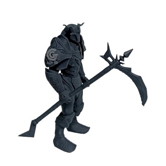 Knight Online 12cm Gri Reçine Karus Warrior Raptorlu