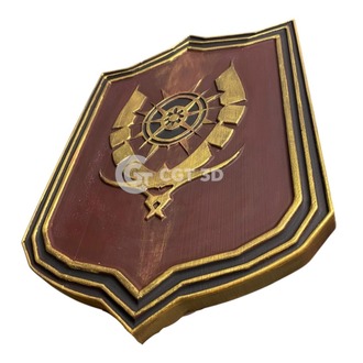 Knight Online Dread Shield 42x30 cm