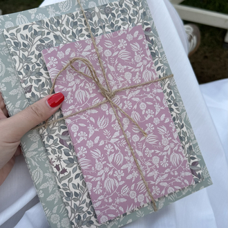 3'ü Desenli Defter Seti