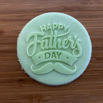 Happy father’s day yazılı pleksi kabartma plakası