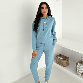 Nike Kapüşonlu Eşofman Üstü Mavi - 4580