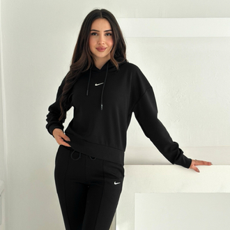 Nike Kapüşonlu Eşofman Üstü Siyah - 4580