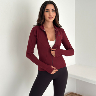 Nike Nubuk Kumaş Eşofman Üstü Bordo - 4933