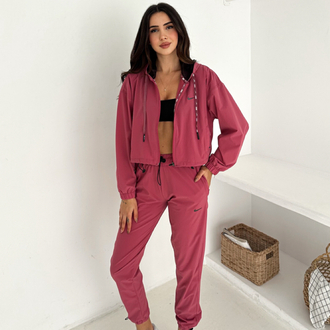 Nike Paraşüt Kumaş Eşofman Takımı Gül - 4574/4575