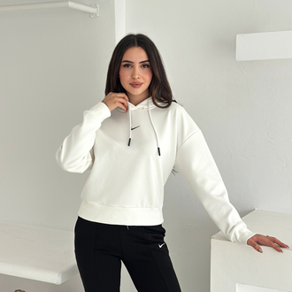 Nike Kapüşonlu Eşofman Üstü Ekru - 4580