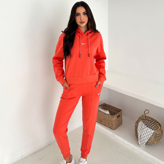 Nike Kapüşonlu Eşofman Üstü Turuncu- 4580