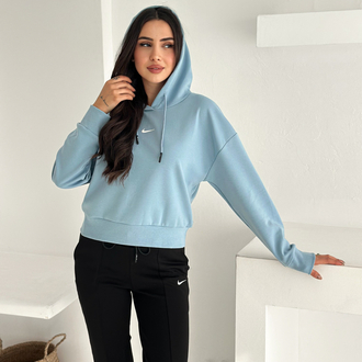 Nike Kapüşonlu Eşofman Üstü Mavi - 4580
