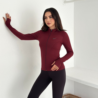 Nike Nubuk Kumaş Eşofman Üstü Bordo - 4933