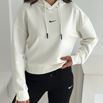 Nike Kapüşonlu Eşofman Üstü Ekru - 4580