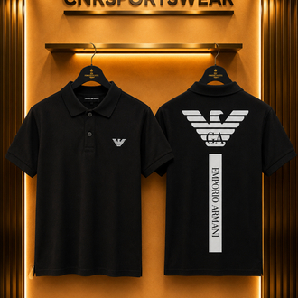 EmporioArmani Arkalı Önlü Baskılı T-Shirt