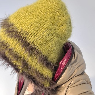GREEN SOFT HEADPIECE-PISTACHIO