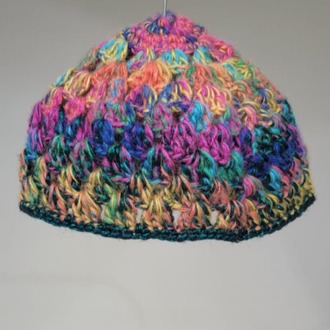 MULTI COLOR MANDALA BEANIE- TAKKE
