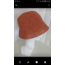 CROCHET RAFFIA BUCKET HAT -BRICK